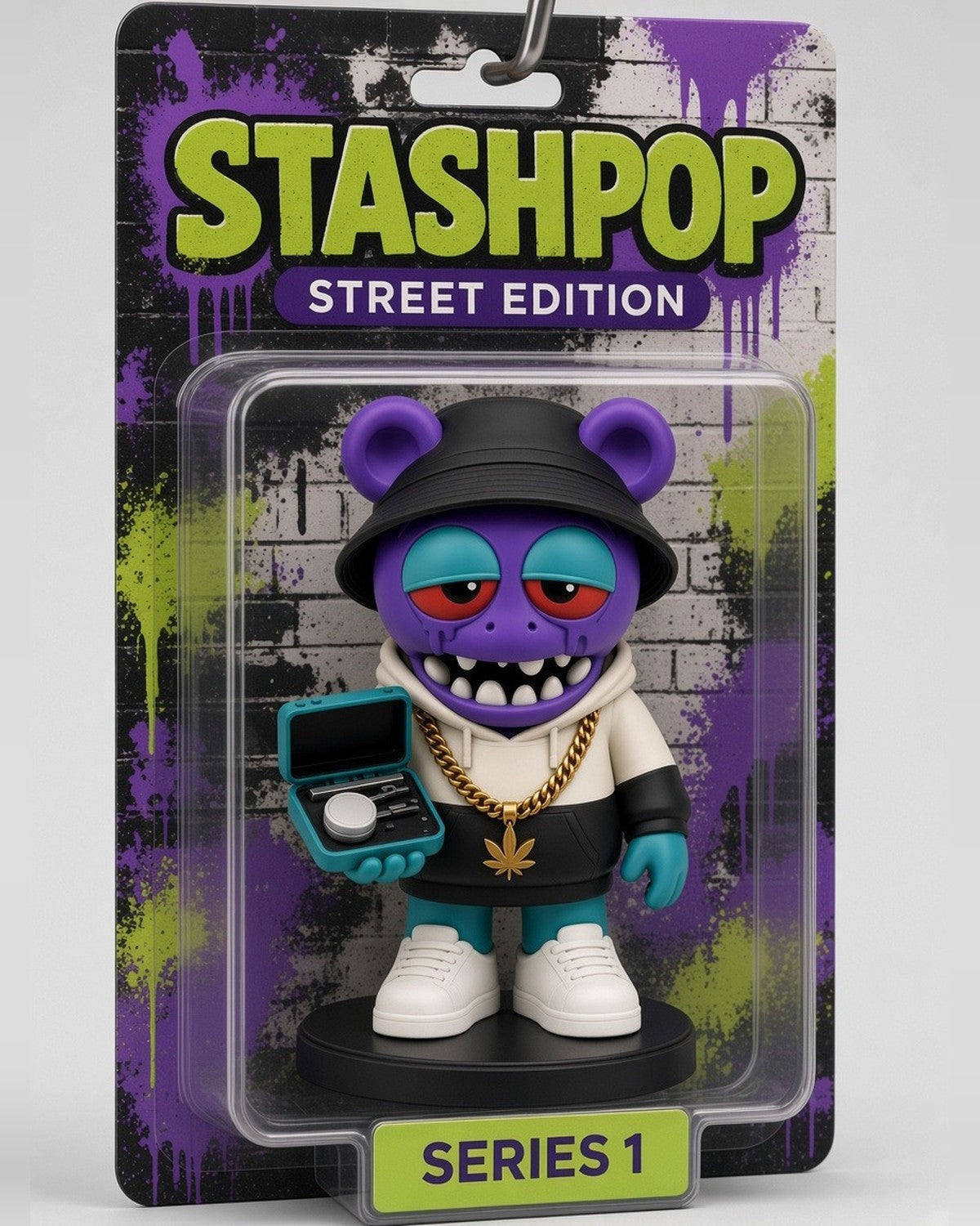 STASHIE SERIES 1 Street Edition figure in its STASHPOP blister card